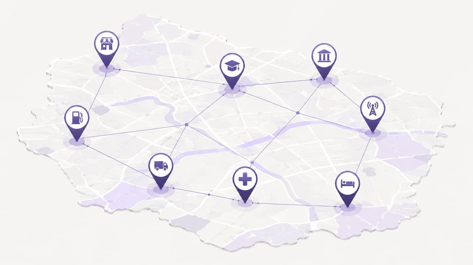 Expansão com dados em vários setores: varejo, educação, financeiro, telecom, combustíveis, logística, saúde e hotelaria